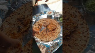 'MIX VEG PARATHA from Famous Hyderabad Street Food #paratha #hyderabadfood #streetfood  #shorts'