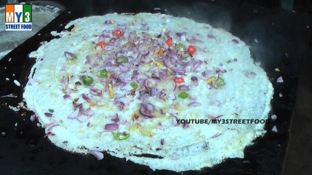 'ONION DOSA | FAMOUS BREAKFAST IN INDIA | Rajahmundry Street Food street food'