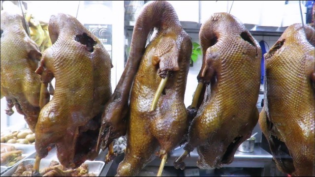 'Hong Kong Street Food: Marinated Gooses & Ducks in Sham Shui Po 永隆正宗潮州滷水 深水埗'