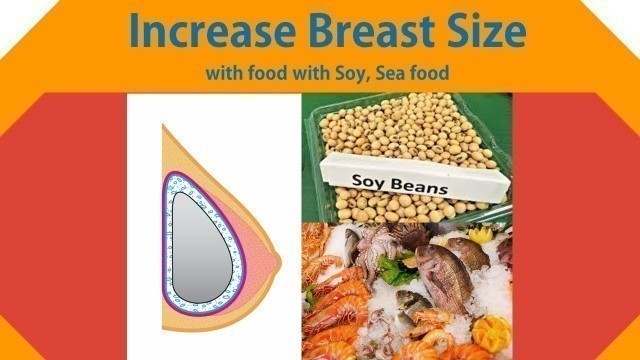 'How to increase breast size with food with Soy, Sea food'