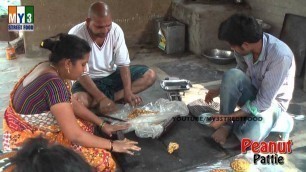 'Peanut Patties Candy - Rajahmundry Street Food - INDIAN STREET FOOD street food'