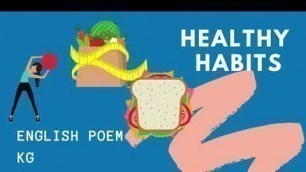 'GROOMWELL - Rhymes for KG -  English poem - Healthy Habits - KG Rhymes - English Rhymes'