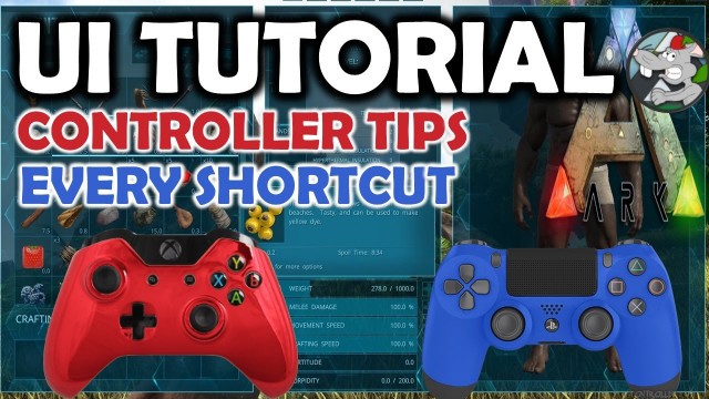 'ARK Tutorial - How To Use The New UI - Controller ShortCuts Tips XBOX/PS4'