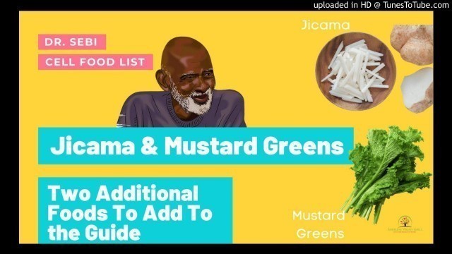 'Dr. Sebi\'s Cell Food List UPDATES! An Interview of Dr. Sebi Discussing Jicama & Mustard Greens'