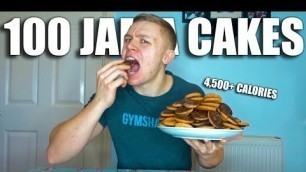 '100 JAFFA CAKE CHALLENGE | MAN VS FOOD | 4,500+ CALORIE CHEAT MEAL'