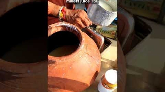 'Immunity Booster Healthy millets juice  | Indian street food videos | #shorts | indian street food'
