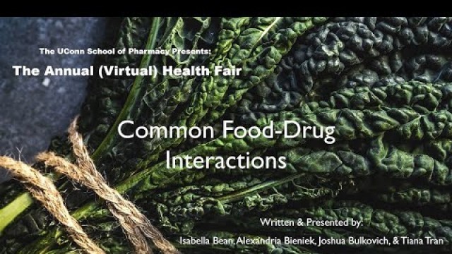 'Common Drug-Food Interactions'