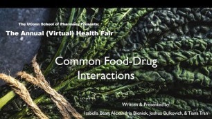 'Common Drug-Food Interactions'