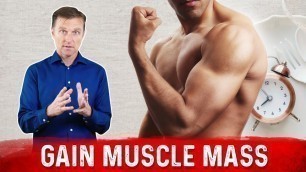 'Intermittent Fasting and Muscle Mass Gain – Dr.Berg'