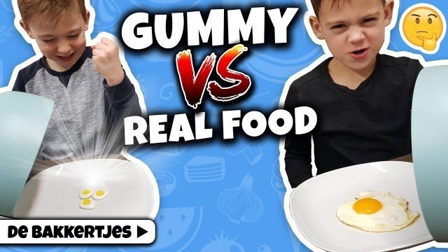 'GUMMY VS REAL FOOD - DE BAKKERTJES #196'