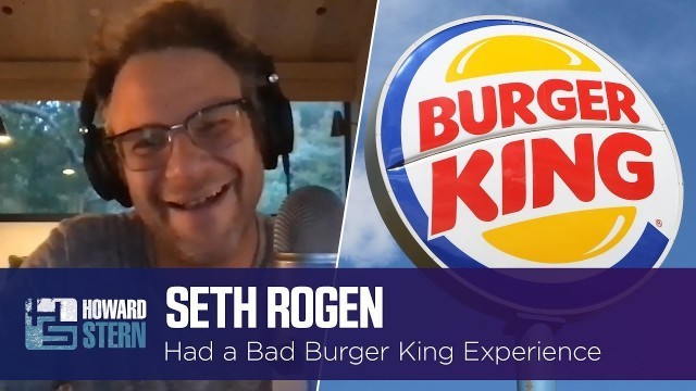 'Seth Rogen Regrets Eating a Burger King Angry Whopper and a Weed Brownie'