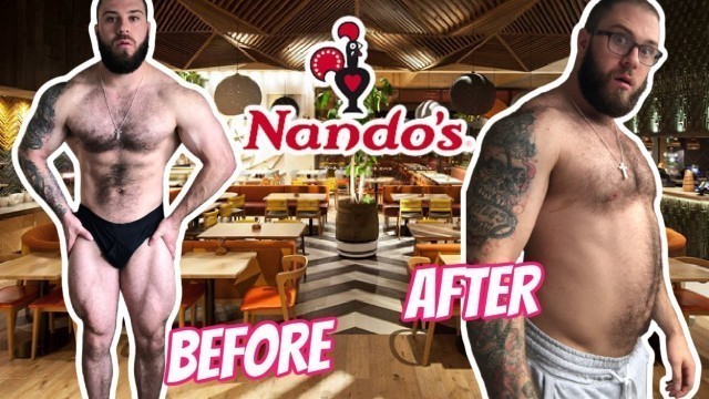 'INSANE NANDOS FOOD CHALLENGE | SETH ROGEN LOOK ALIKE EATS NANDOS'