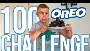 '100 OREO CHALLENGE | MAN VS FOOD | 5,000+ CALORIE CHEAT MEAL'