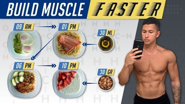 'The Best Meal Plan To Build Muscle Faster (EAT LIKE THIS!)'
