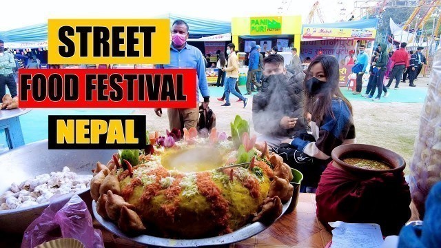 'Common street food in Nepal !! Nepali food festival !! Nepal 38'