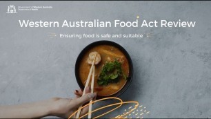 'Western Australian Food Act Review'