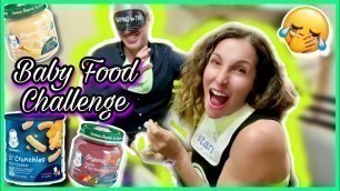 'Baby Food Challenge! Is Baby Food WORSE THAN Prison Food? | Ro & Adam Clausen'