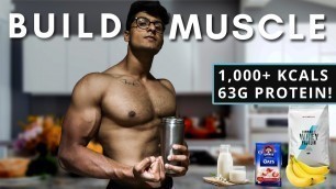 'HOMEMADE Mass Gainer Shake for Muscle Building 1,000+ Calories'