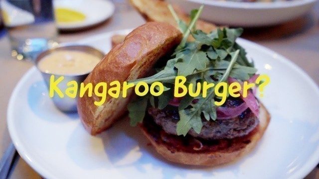 'What does kangaroo burger taste like? Experiencing Australian food | NYC Restaurant Week Ep.5'