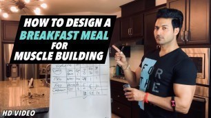 'How to Design a BREAKFAST MEAL for Muscle Building || Macro Breakdown by Guru Mann'