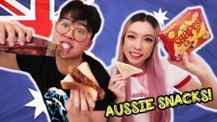 'Eating the most Iconic Australian Food & Snacks!'
