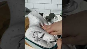 'food slime |making oreo cake'