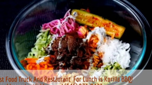 'Best Food Truck And Restaurant In Hamilton Heights For Lunch is KorillaBBQ! Visit Us Today'
