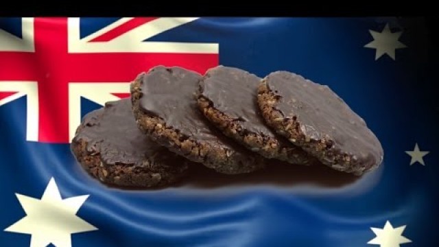 'ANZAC double choco biscuits Australian food recipe #2 澳洲ANZAC雙巧克力餅乾'