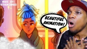 'XXXTENTACION - Train Food [Animation by Thuminnoo] | REACTION!!!'