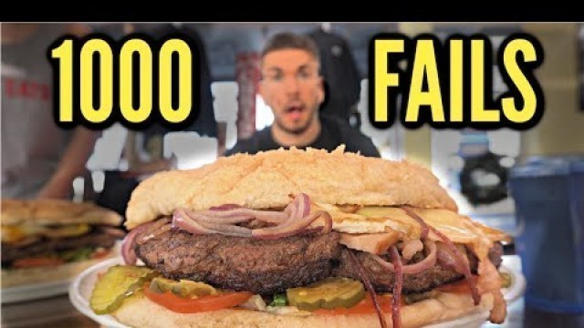 'ULTIMATE $100 CHEESEBURGER CHALLENGE IN OREGON | Massive Burger Challenge | Man Vs Food'
