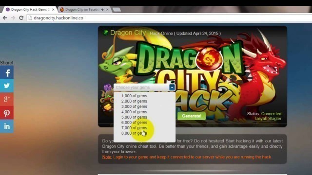 'Proof How to Hack Dragon City to Get Free Gems, Gold and Food'