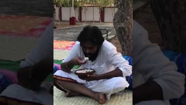 'Watch \"Pawan kalyan Eating Food common Man Style\" on Fact News YouTube Channel | Pawan Kalyan'