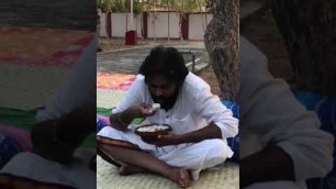 'Watch \"Pawan kalyan Eating Food common Man Style\" on Fact News YouTube Channel | Pawan Kalyan'