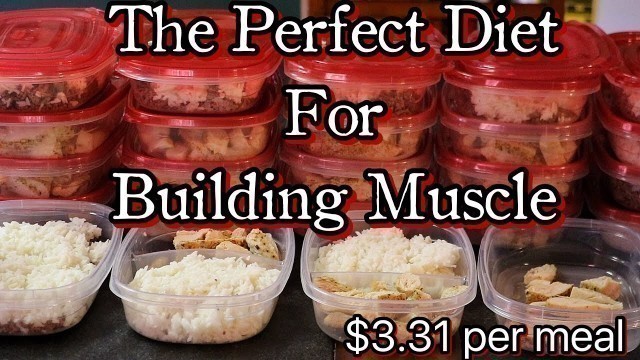 'The Perfect Diet For Building Muscle| Meal To Meal| Cooking Included'