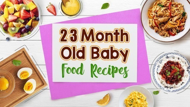 '23 Month Old Baby Food Recipes'