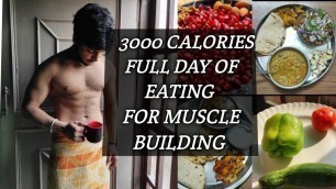 'Full Day Of Eating For Muscle Building | 3000 Calories | Bulking Diet Plan'