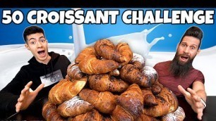 '50 CROISSANTS Challenge (The Revenge) con Dennis Algeri - MAN VS FOOD'
