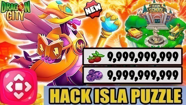 'NUEVO HACK DE COMIDA, DRAGON VIP + GEMAS EN DRAGON CITY / ISLA PUZZLE ACADEMIA HACK'