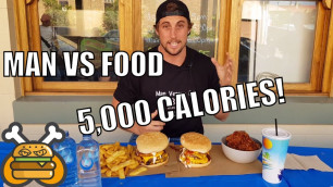 '5,000 Calorie Cheat Meal SMASHED | BC Man Vs Food Challenge'