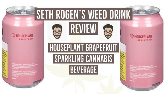 'Seth Rogen\'s Weed Drink   House Plant Sparkling Grapefruit Beverage Review 18+'