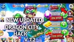'DRAGON CITY HACK & CHEATS LATEST V 7.2 (UNLIMITED FOOD, GOLD,GEMS AND NO ROOT)'