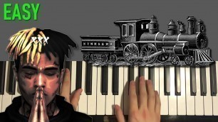 'XXXTentacion - Train Food (EASY Piano Tutorial Lesson)'