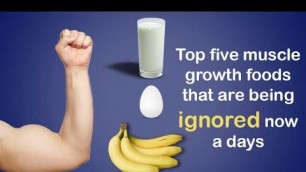 'Top five muscle growth foods that are being ignored now a days - Onlymyhealth.com'