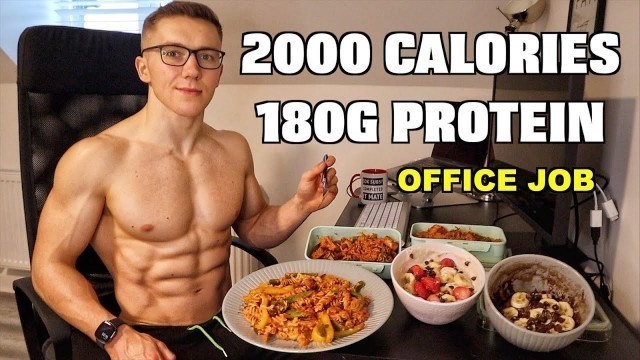'Office Job Meal Plan To Lose Fat & Gain Muscle *2000 CALORIES*'