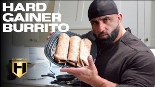 'MUSCLE BUILDING MEALS | Hard Gainer Burrito!'