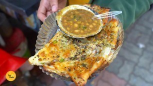 'Amritsar Famous Patty Kulcha With Chole Rs. 60/- Only l Amritsar Street Food'