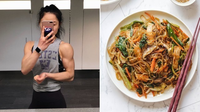 'What I Eat in a Day to Build Muscle | Balanced Vegan Diet + Meals'