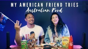 'Taste Test MUKBANG! Feeding American Friend Australian Food'