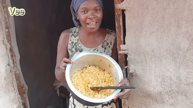 'African Village Life Cooking the most Common Traditional Food in our Village'