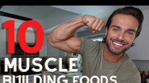 '10 BEST Foods To Build MUSCLE! (Build Muscle & Lose Fat)'